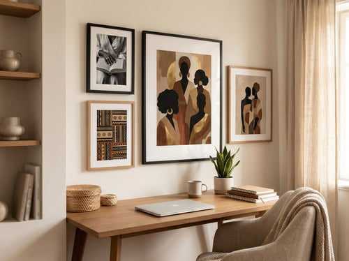 Mother's Day Wall Art Gifts for Black Moms: Home office or creative corner