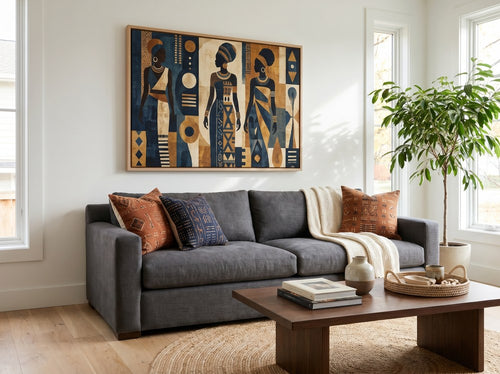 Motivational African American Wall Art: Living room