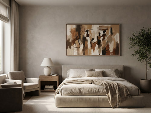 Vertical vs Horizontal Wall Art: Bedroom