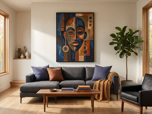 Vertical vs Horizontal Wall Art: Living room