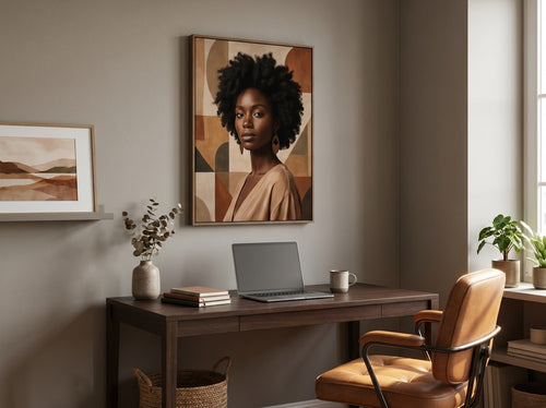 Vertical vs Horizontal Wall Art: Home office or creative corner