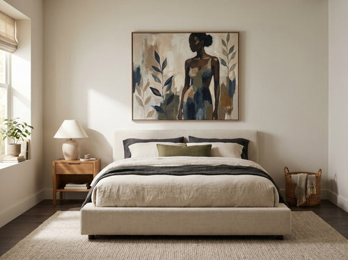 Wall Art Ideas for Black Homes: Bedroom