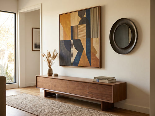 What to Hang Above a Couch: Entryway