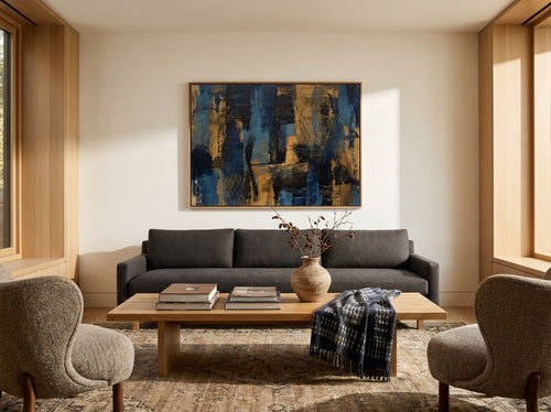 What to Put Above a Bed Instead of a Headboard: Living room