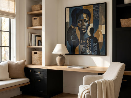 Where to Buy African American Art Prints Online: Home office or creative corner
