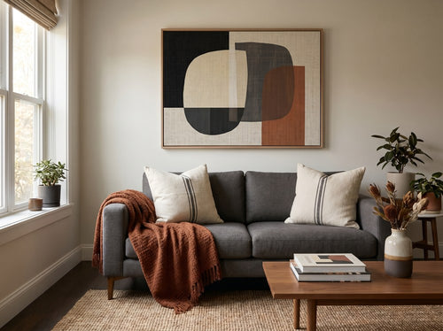 Where to Buy Black Wall Art Online: Living room